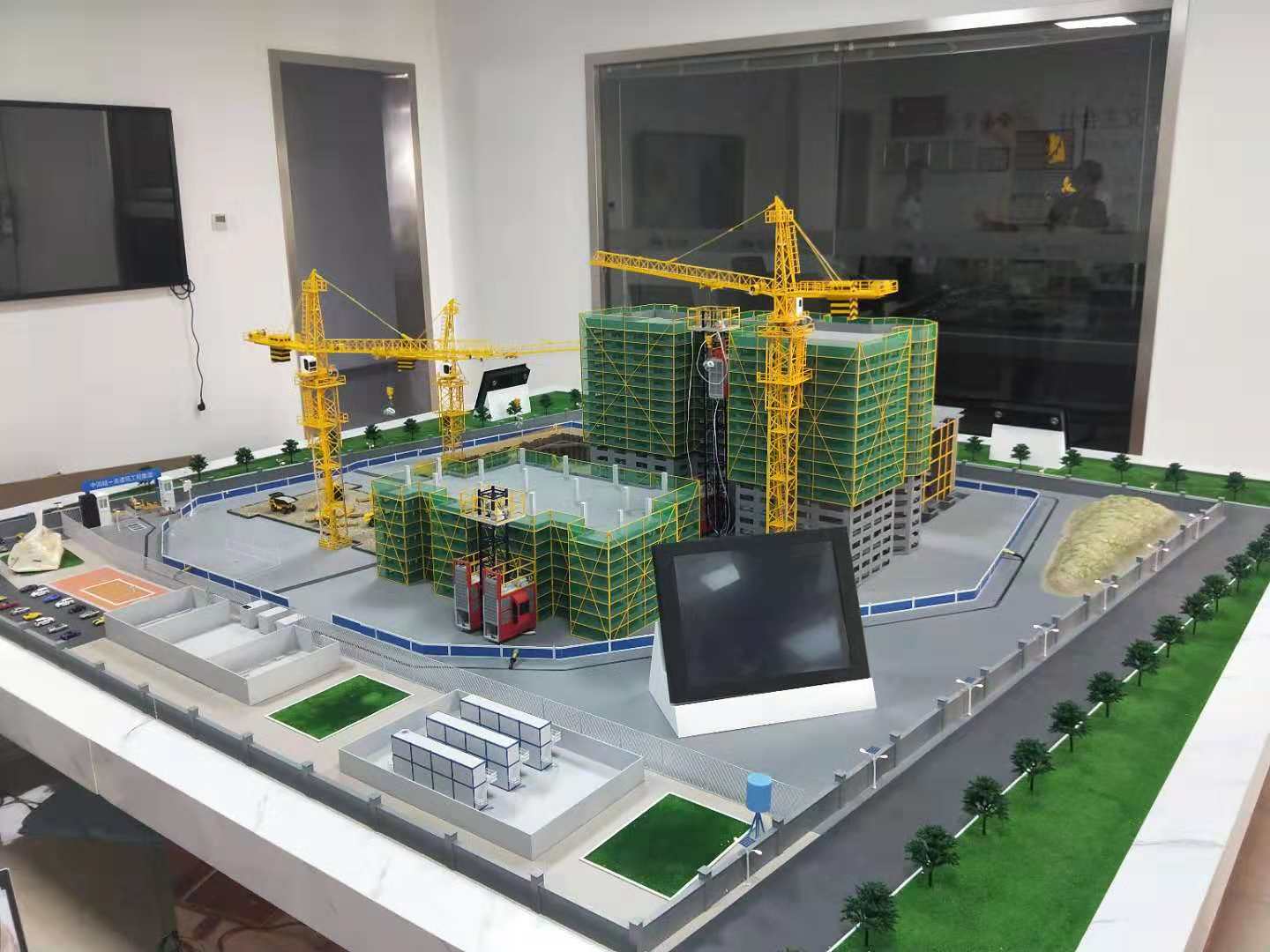 云浮建筑施工场景模型